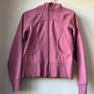 Pink lululemon scuba hoodie